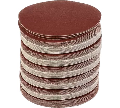 Круг абразивный мягкий сту-201 без отверстий, 125 мм, Р150, 100 шт Strong сту-201125150