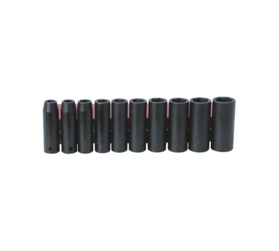 Набор ударных головок удлиненных SIS-4401 (10 шт; 1/2"DR; CR-VA) SUMAKE 637000