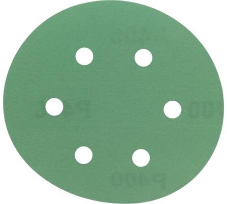 Диск шлифовальный KM10 (10 шт; 150 мм; P400; 6 отверстий; Velcro) БАЗ 960000141997