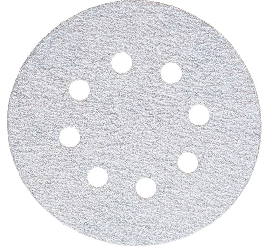 Диск шлифовальный KP14D (10 шт; 125 мм; P80; 8 отверстий; Velcro) БАЗ 960000141910 1