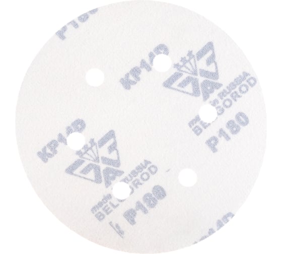 Диск шлифовальный KP14D (10 шт; 150 мм; P180; 6 отверстий; Velcro) БАЗ 960000141986