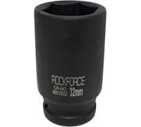 Головка торцевая ударная удлиненная (32 мм; L=85 мм; 3/4DR) ROCKFORCE RF-46510032(784)