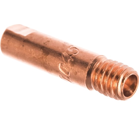 Наконечник сварочный прямой E-CU LED6510-12 (10 шт; М6; 1.2 мм) ПТК 00000027154