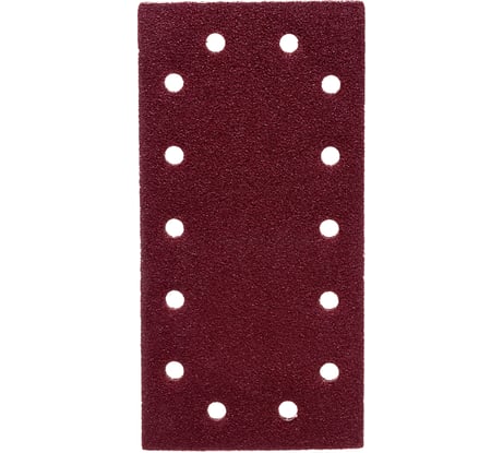 Лист шлифовальный (10 шт; 115х230 мм; Р40; 14 отверстий; Velcro) для виброшлифмашин REDVERG 6624220