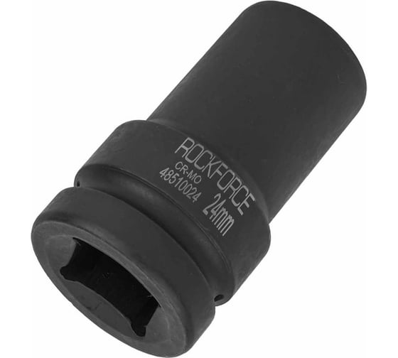 Головка торцевая ударная удлиненная 6-гранная (24 мм; L=85 мм; 1DR) ROCKFORCE RF-48510024(1569)