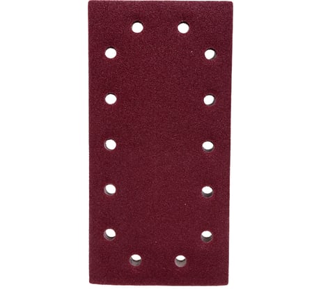 Лист шлифовальный (10 шт; 115х230 мм; Р100; 14 отверстий; Velcro) для виброшлифмашин REDVERG 6624223