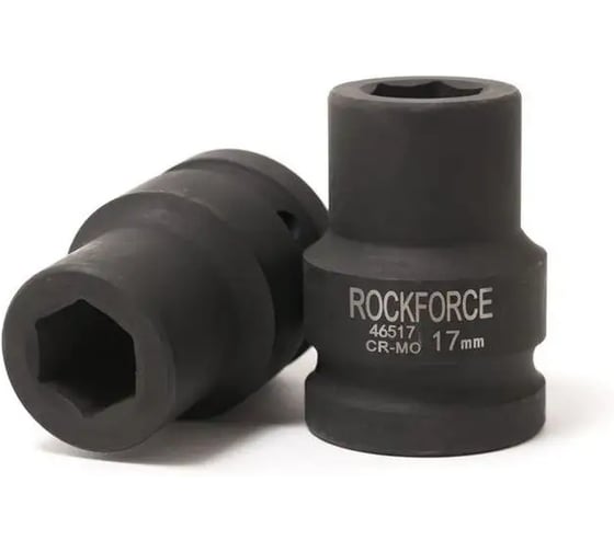 Головка торцевая ударная 6-гранная (19 мм; L=50 мм; 3/4DR) ROCKFORCE RF-46519(2534)