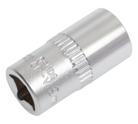 Головка торцевая 6-гранная (9 мм; L=25 мм; 1/4DR) ROCKFORCE RF-52509(11641) 1