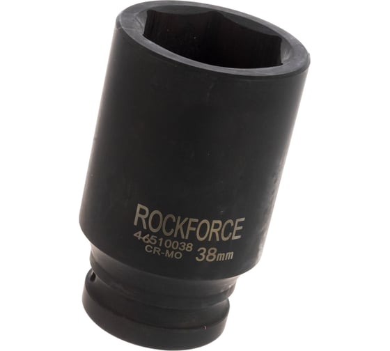 Головка торцевая ударная удлиненная (38 мм; L=95 мм; 3/4DR) ROCKFORCE RF-46510038(789)