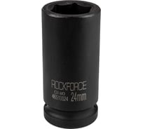Головка торцевая ударная удлиненная (24 мм; L=85 мм; 3/4DR) ROCKFORCE RF-46510024(2519)