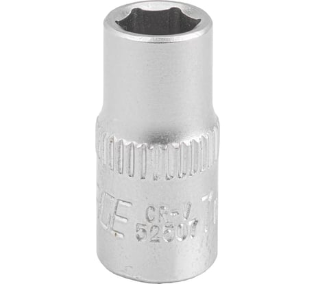 Головка торцевая 6-гранная (7 мм; L=25 мм; 1/4DR) ROCKFORCE RF-52507(11639)
