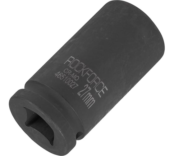 Головка торцевая ударная удлиненная (27 мм; L=85 мм; 3/4DR) ROCKFORCE RF-46510027(8502)