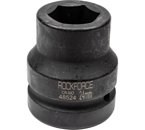 Головка торцевая ударная 6-гранная (24 мм; L=58 мм; 1DR) ROCKFORCE RF-48524(850) 1