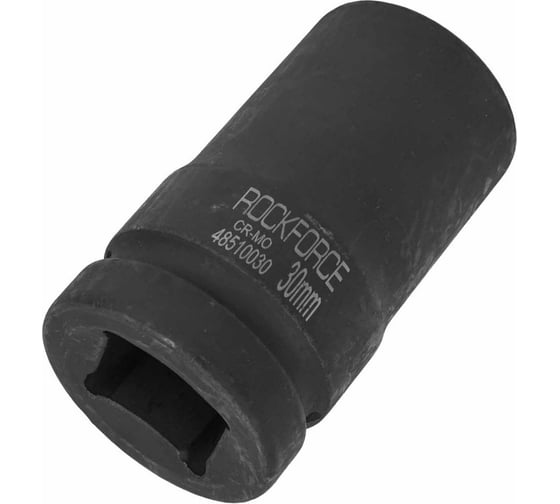 Головка торцевая ударная удлиненная 6-гранная (30 мм; L=85 мм; 1DR) ROCKFORCE RF-48510030(1558)