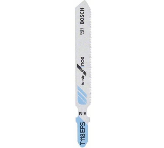 Пилка для лобзика T118EFS (83 мм; 5 шт.) Bosch 2608636497 1