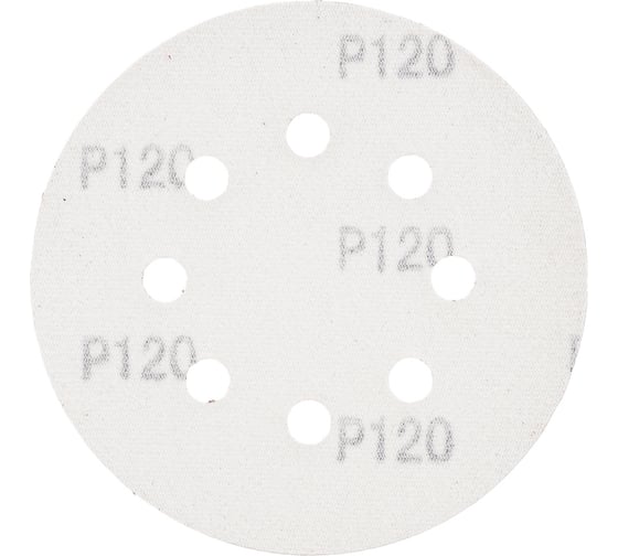 Круг из абразивной бумаги перфорированный 125 мм №120 5 шт. STAYER 3580-125-120