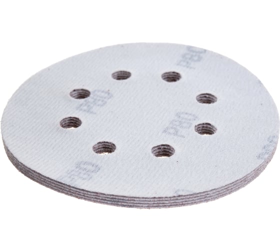 Круг из абразивной бумаги перфорированный 125 мм №80 5 шт. STAYER 3580-125-080