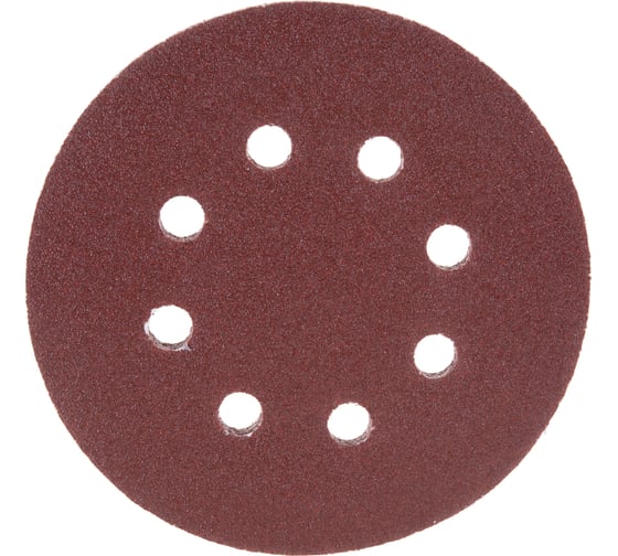 Круг из абразивной бумаги перфорированный 125 мм №80 5 шт. STAYER 3580-125-080