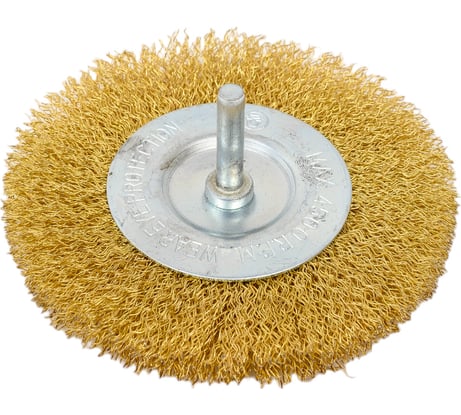 Щетка-крацовка плоская 100 мм со шпилькой, крученая стальная проволока 888 3496100