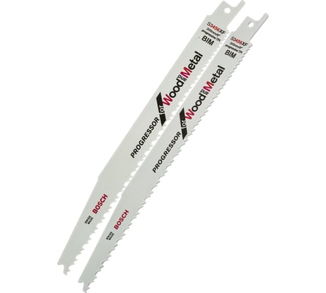 Пилка сабельная по дереву и металлу S3456XF (203 мм; 2 шт.) Bosch 2609256714