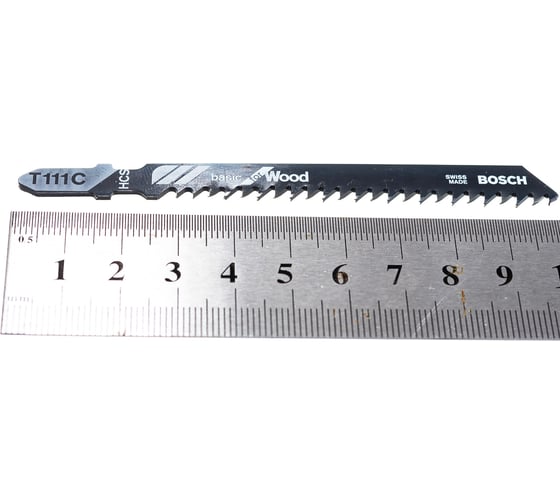 Пилка для лобзика T111С (100 мм; 2 шт.) Bosch 2609256716