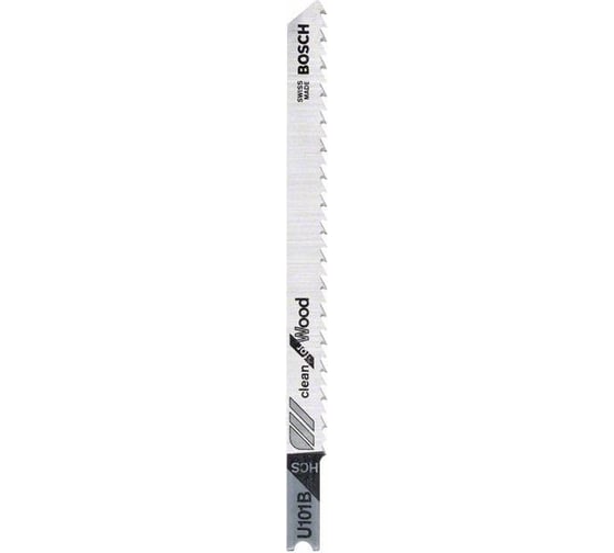 Пилка для лобзика U101B (100 мм; 2 шт.) Bosch 2609256759