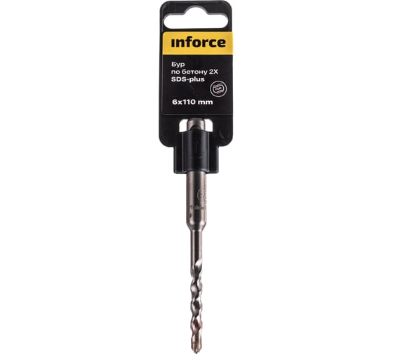 Бур по бетону 2X (6х110 мм; SDS+) Inforce 11-01-535