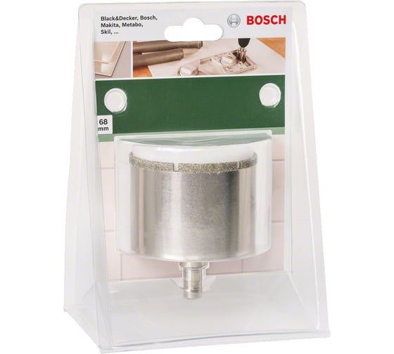 Алмазная коронка Ceramic 68 мм Bosch 2609256C92
