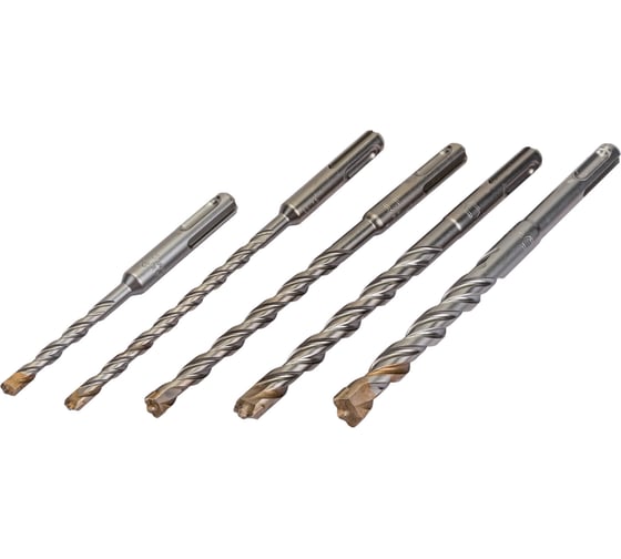 Набор буров SDS-plus V PLUS (6x110 мм; 6,8,10,12x160 мм, 5 шт.) D.BOR 242030
