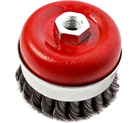 Кордщетка чашеобразная витая усиленная (90 мм; М14) для МШУ REDVERG 6623611