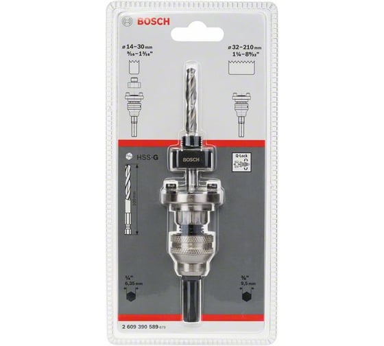 Адаптер Q-Lock для коронок HSS-Bimetall Bosch 2609390589