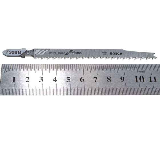 Пилка для лобзика T308B (117 мм; 2 шт.) Bosch 2609256A05