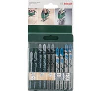 Набор пилок для лобзика по дереву и металлу (10 шт.) Bosch 2609256746