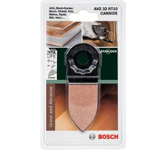Шлифовальная пластина AVZ32 RT10 (32х53 мм) Bosch 2609256D51