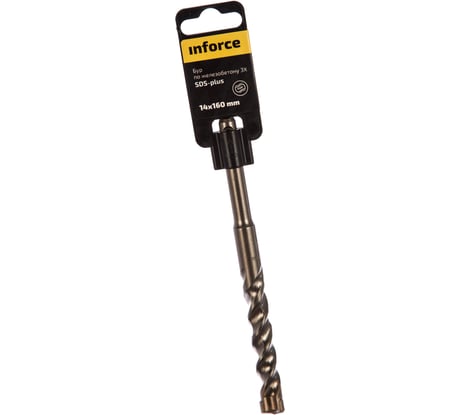 Бур по железобетону 3X (14х160 мм; SDS+) Inforce 11-01-585