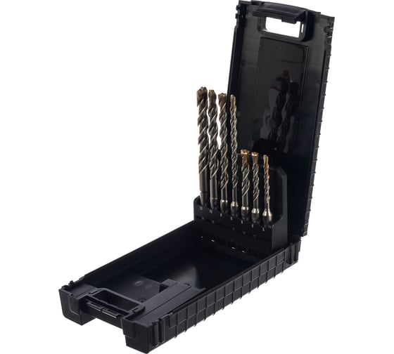 Набор буров SDS-plus V PLUS (5,6,8x110 мм; 6,8,10,12x160 мм;  7 шт.) D.BOR 240987