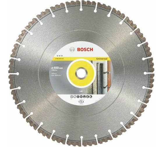 Алмазный диск Best for Universal (400х25.4 мм) Bosch 2608603811