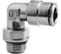 Фитинг цанговый угловой Camozzi 6522 6-M5 1