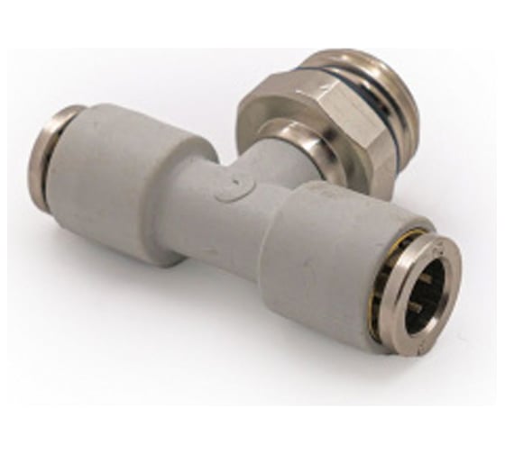 Фитинг тройник цанговый поворотный Camozzi 7432 6-1/4 1