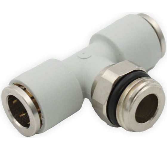 Фитинг тройник цанговый поворотный Camozzi 7432 10-3/8