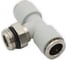 Фитинг тройник цанговый поворотный Camozzi 7432 6-M5 1
