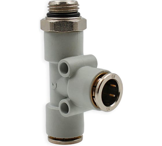 Фитинг тройник цанговый поворотный Camozzi 7442 12-1/2