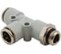 Фитинг тройник цанговый поворотный Camozzi 7442 16-1/2 1
