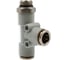 Фитинг тройник цанговый поворотный Camozzi 7442 16-1/2 2