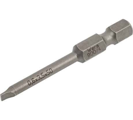 Бита SL0,6x3,5/50 мм WERA WE-059310