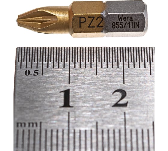 Бита TiN PZ2/25 мм WERA WE-480222