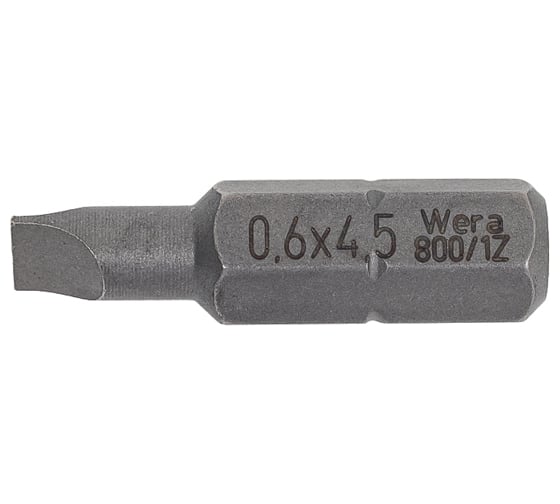 Бита Z SL0,6x4,5/25 мм WERA WE-072055