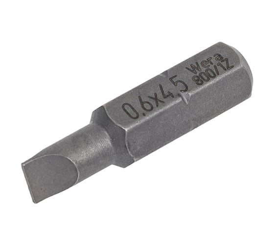 Бита Z SL0,6x4,5/25 мм WERA WE-072055