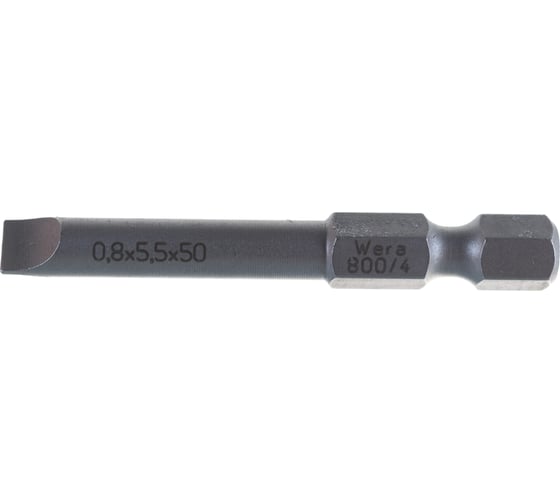 Бита SL0,8x5,5/50 мм WERA WE-059325