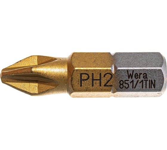 Бита TiN PH2, 25 мм WERA WE-480172